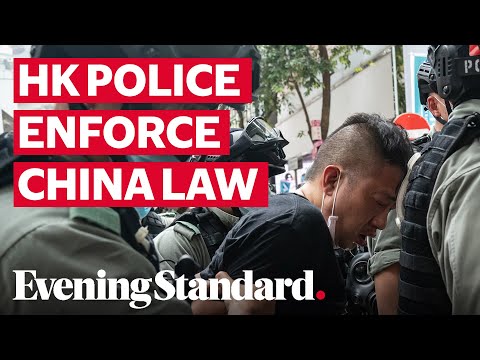 Hong Kong police make first arrest under China’s new national security law