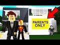 I Found A PARENTS ONLY Home.. So I Went UNDERCOVER! (Roblox Bloxburg)
