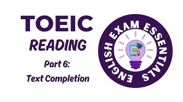 TOEIC Reading (2024) - Part 6: Text Completion (2) #toeic #toeicreading