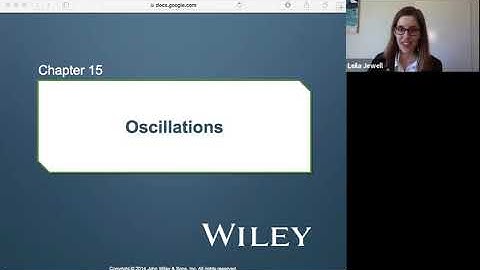 phys3A ch15.1a Simple Harmonic Motion