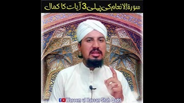 سوره انعام 3 آیه اول فواید ||آیات قدرتمند || اثر سید وسیم الحسن ش قدری