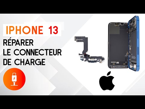 Connecteur de charge iPhone 13 Rouge