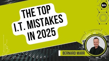 The Biggest IT Mistakes Companies Will Make In 2025