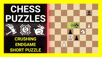 Chess Puzzles to Practice. Themes: Crushing, Endgame, Short puzzle. Learn Chess