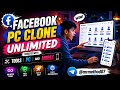 UNLEMITED FACEBOOK ACCOUNT CREATE AND PC CLONE PHONE PC WORKING paid #facebook ivasms range group