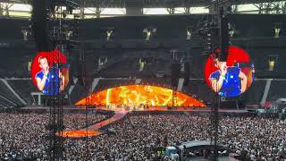 Fan video of Coldplay live in Budapest (Puskas Arena) - Music Of The Spheres World Tour - June 18 2024