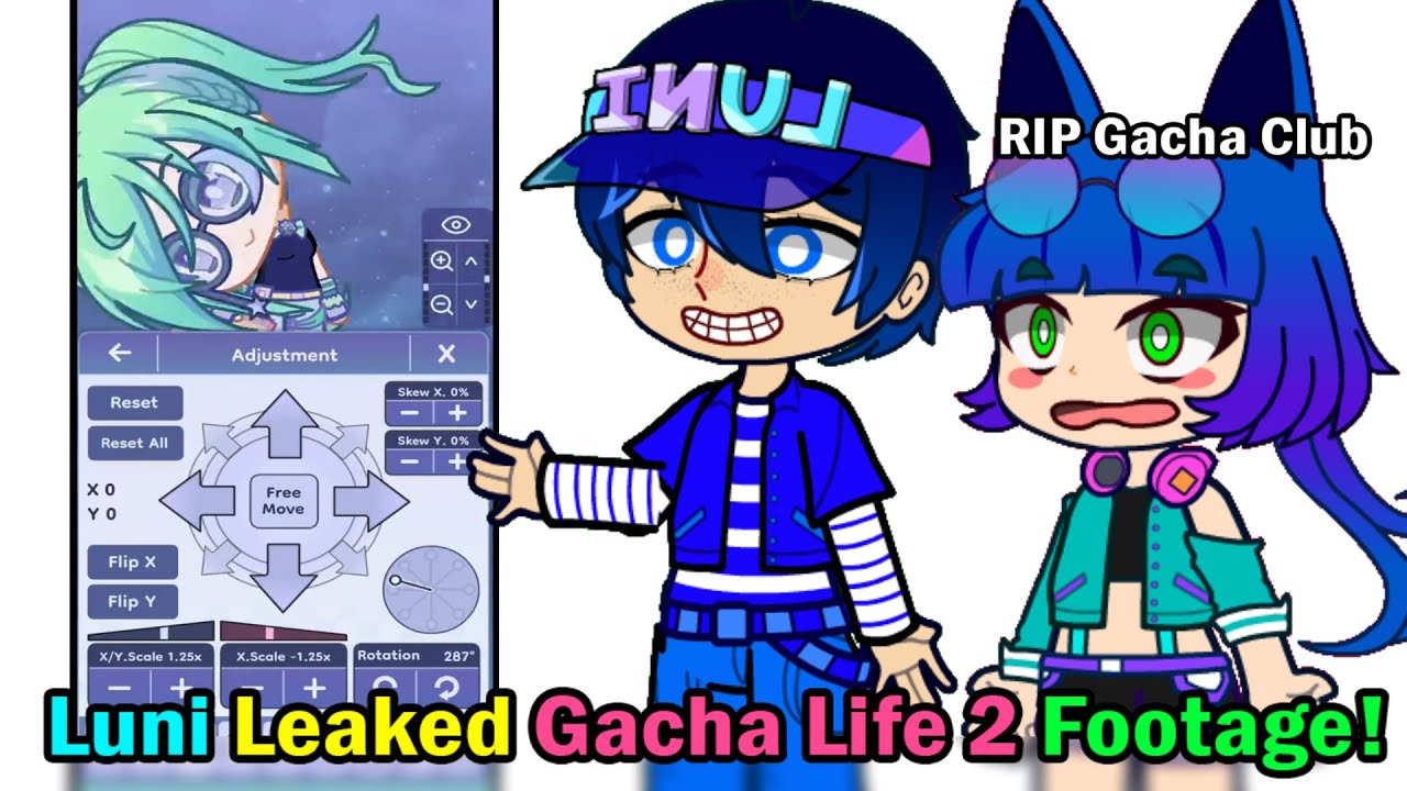 GACHA LIFE 2: FIRST GAMEPLAY (Luni leaks) 