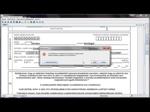 Videó: Az Adóbevallás Megfelelő Kitöltése 2017-ben