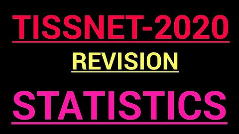 TISSNET-2020 || REVISION STATISTICS