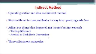 MBA Financial and Managerial Accounting - Module 8 - Cash Flow Statement