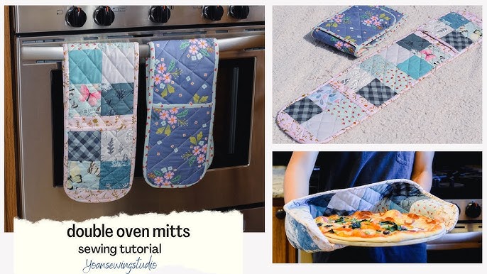 Sew Your Own Pineapple Oven Mitts - A Beautiful Mess