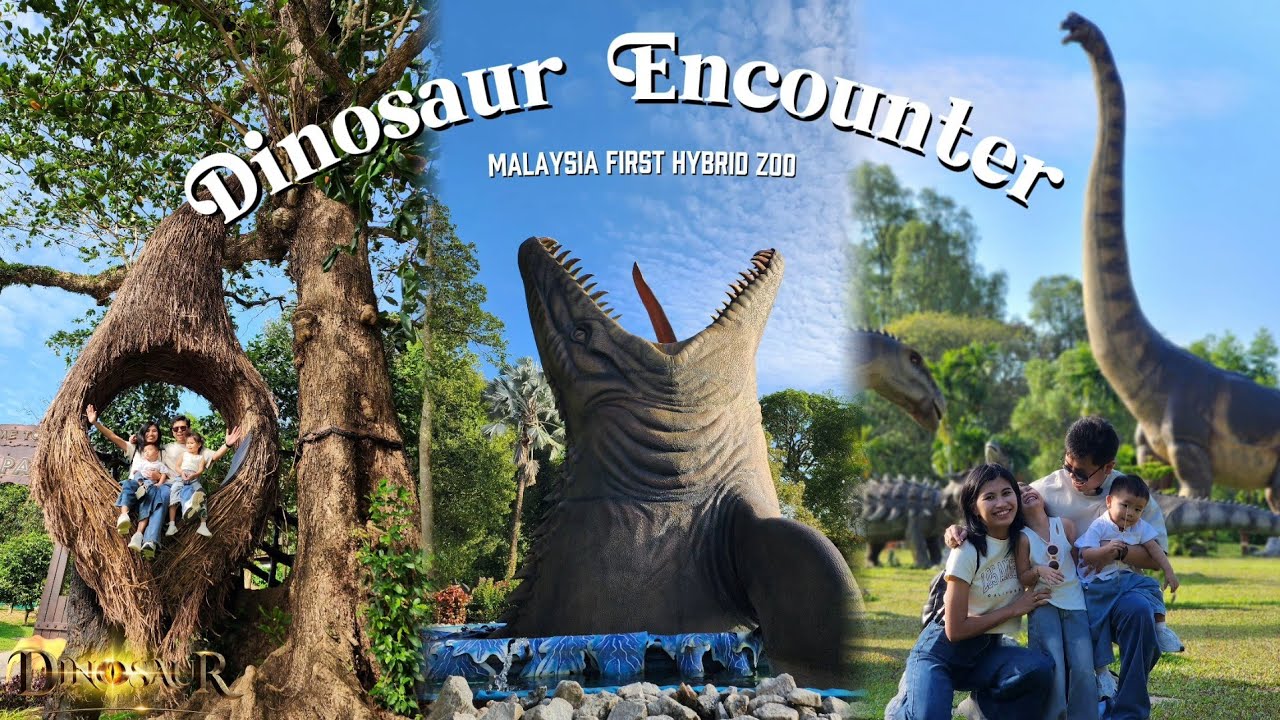 Dinosaur Encounter Zoo Teruntum Kuantan 🇲🇾 Here is WHAT TO EXPECT🦖 Ideal Educational Travel for kids
