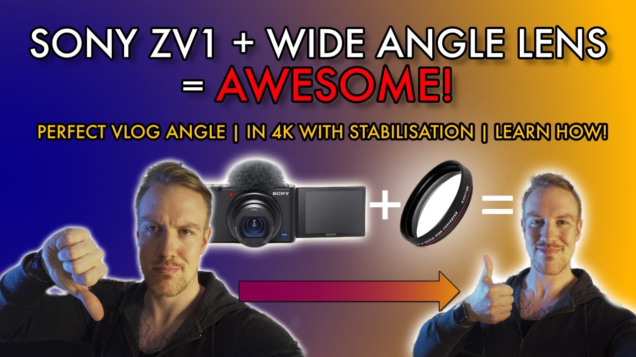 Sony ZV1 Wide Angle Lens Fix the ZV1's biggest problem How to