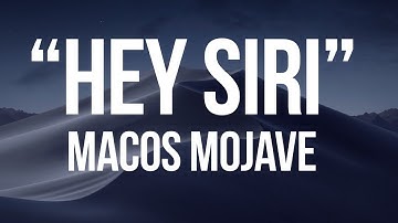 How to use “Hey Siri” in Mac - Hands Free | macOS Mojave | 2019