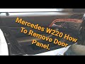 Mercedes S500 S600 S55 W220 How to remove driver side door panel