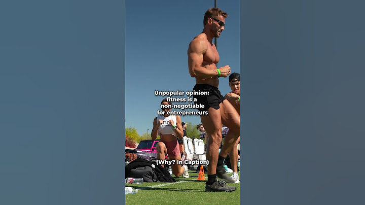 Fitness Is A Non-Negotiable For Entrepreneurs