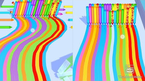 Pencil Rush 3D ! Very relaxing and satisfying All Levels Gameplay Walkthrough