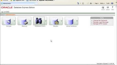 SQL with Oracle 10g XE   Creating a New User