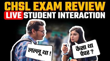 SSC CHSL 2022 | Exam Review | Students Reactions | Live Update @sscabhinaymaths
