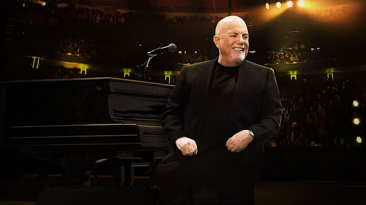 Piano Man Live version - Live performance video thumbnail