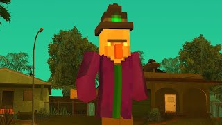 GTA SA - Witch from Minecraft | Skins Mod PC/Android