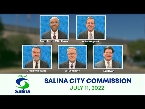 Salina City Commission Study Session and Meeting - July 11, 2022