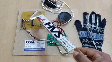 Gesture Vocalizer using Flex Sensors and APR33A3 voice module