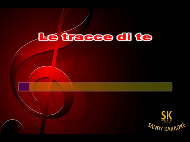 karaoke tracce di te Francesco Renga