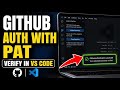 How to verify GitHub authentication using PAT in VS Code - Beginner Guide