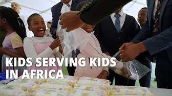 Kids Serving Kids in Africa - President Susan H. Porter Serves Alongside