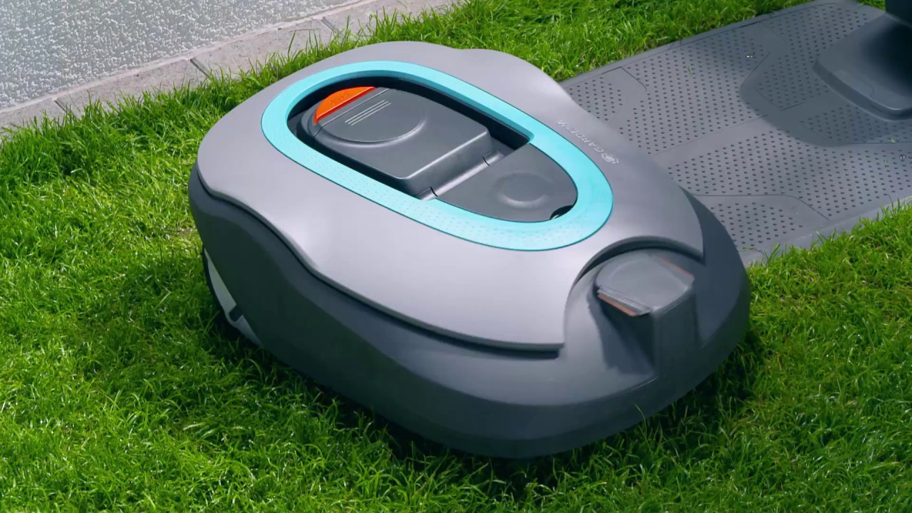 GARDENA robotic lawnmower YouTube