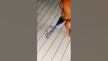 Anisha #cursivewriting #cursivewritingenglish #cursivehandwriting #cursive #cursive_handwriting_kids