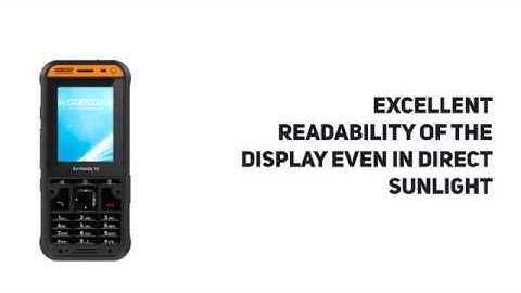 Intrinsically Safe Cell Phone Ecom Ex-Handy 10 DZ2