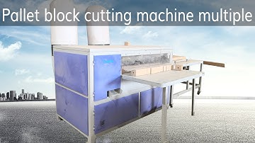 Pallet block cutting machine multiple (blade model)