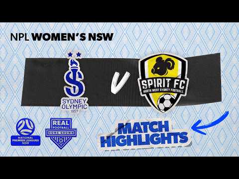 NPL Women's NSW Round 14 Highlights – Sydney Olympic v NWS Spirit FC — football highlights