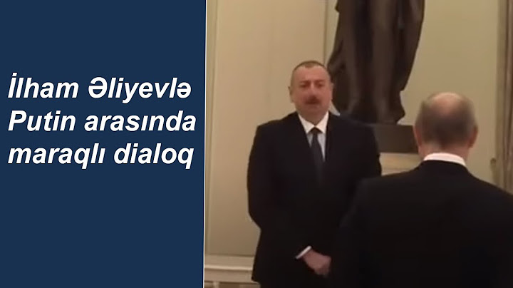 İlham Əliyevlə Putin arasında maraqlı dialoq