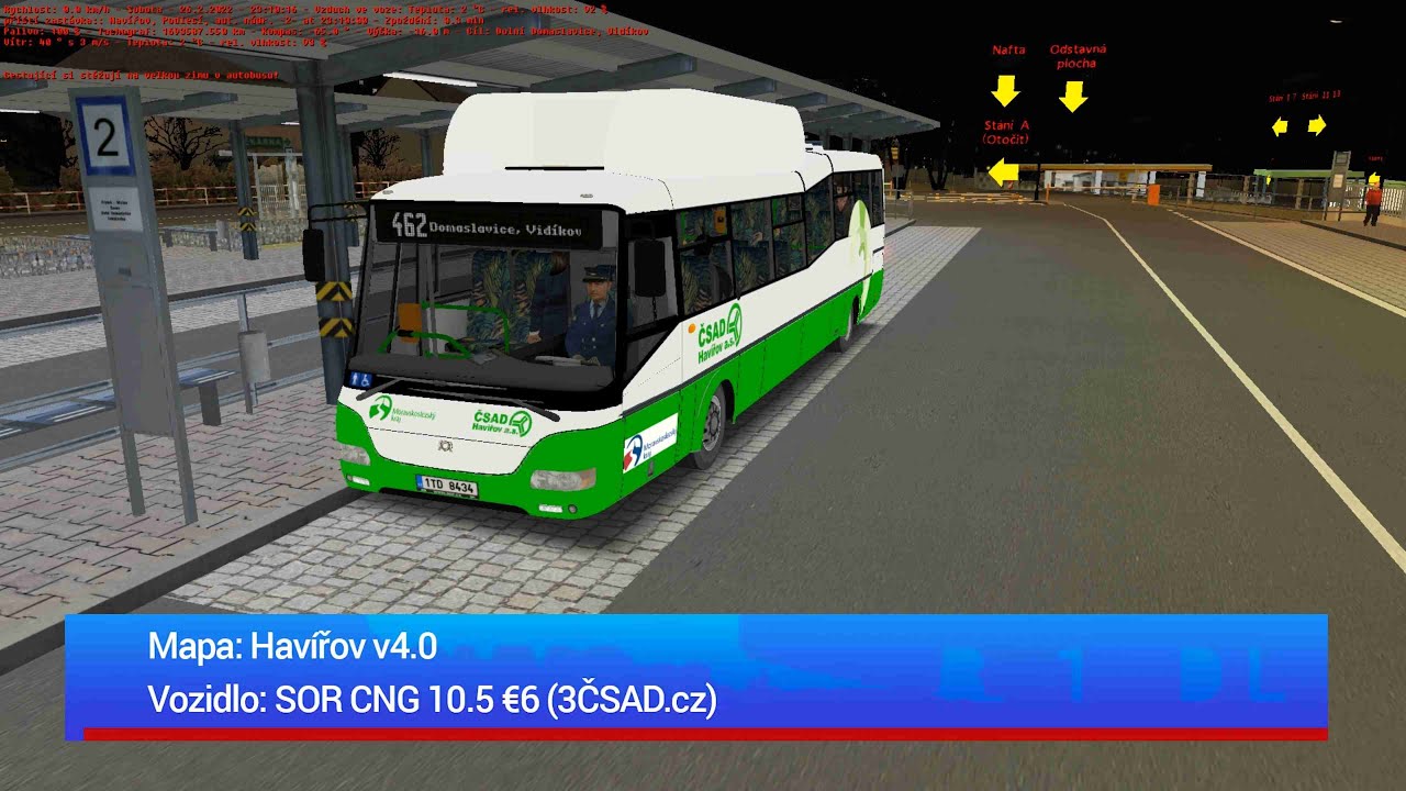 NOVÝ AUTOBUS | OMSI 2 | Havířov 4.0 | SOR CNG 10.5 (3ČSAD)