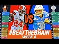 Fantasy Football Draft Week 6 (2022) #BeatTheBrain