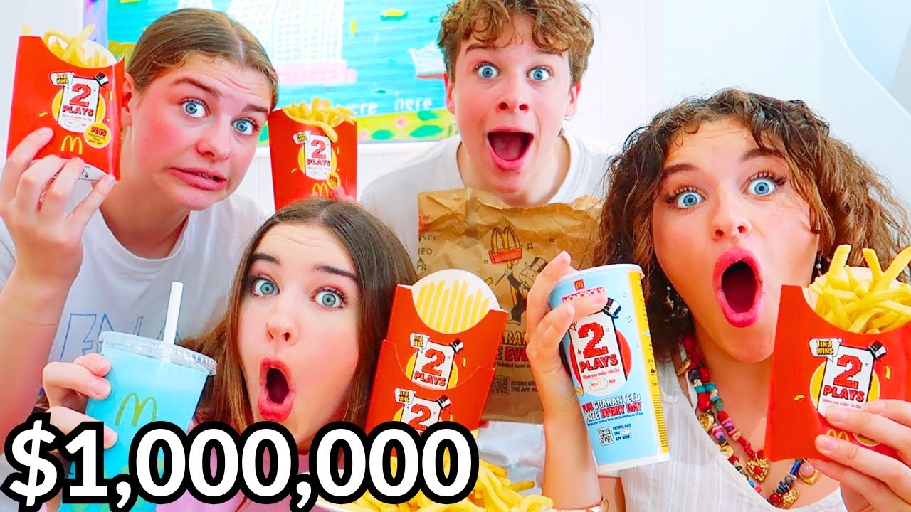 ПОТРАТЬТЕ 160 ДОЛЛАРОВ, ЧТОБЫ ВЫИГРАТЬ 1 000 000 ДОЛЛАРОВ В МАКДОНАЛЬДСЕ (Монополия)
