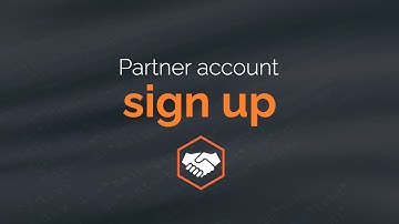 Partner Account Sign-Up