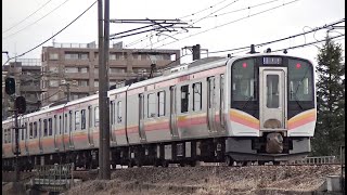 E129系B13編成　信越本線下り普通439M　長岡→新潟