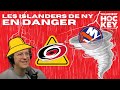 Les islanders pris dans la tempte de la caroline  tellement hockey