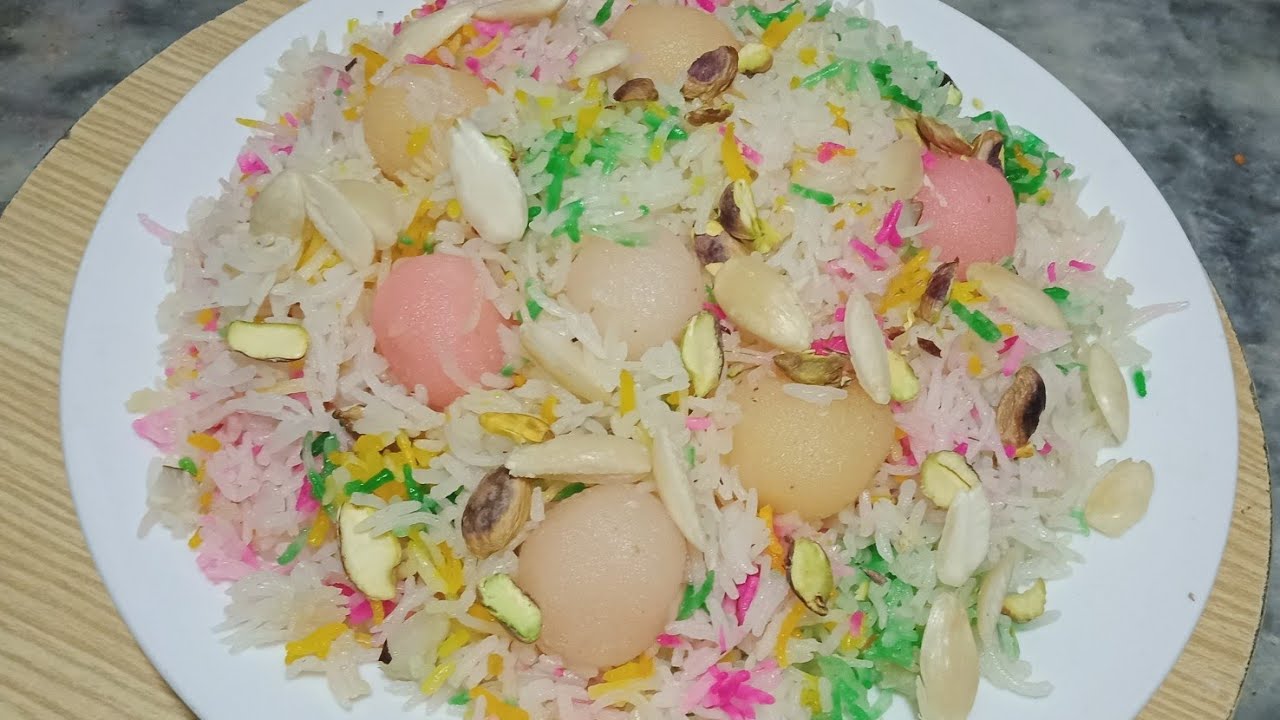 Event Style Rainbow Rice Recipe Quickly Ready At Home. [Kitchen With