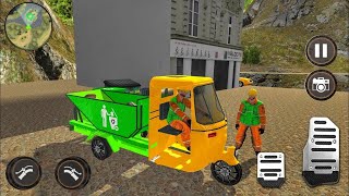 Tuk Tuk Rickshaw Garbage Truck - Android Gameplay # 1 screenshot 4