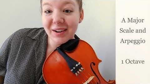 Viola | A Major Scale and Arpeggio - 1 Octave