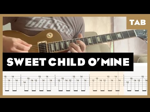 Sweet Child O’ Mine Guns N' Roses Cover | Guitar Tab | Lesson | Tutorial