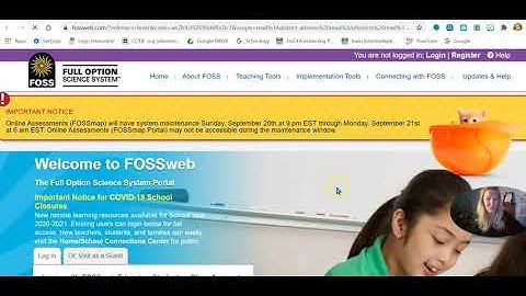 FossWeb Login