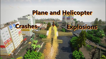 Plane and Helicopter crashes 😱| Teardown #teardown #destruction