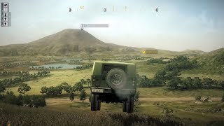 HOW BIG IS THE MAP in Operation Flashpoint: Dragon Rising Drive Across the Map