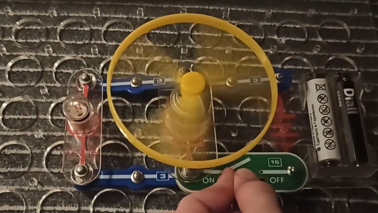 Электронный конструктор ЗНАТОК схема 3.1 ПАРАЛЛЕЛЬНОЕ СОЕДИНЕНИЕ ЛАМПЫ ...